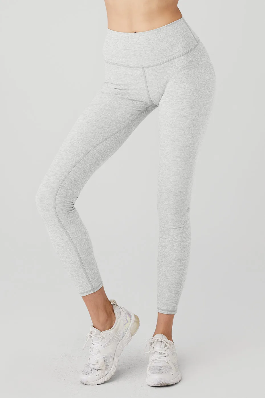 Alosoft High-Waist 7/8 Highlight Legging - Athletic Heather Grey