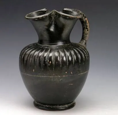 An Attic Black-Glazed Oinochoe, ca. 5th century BCE