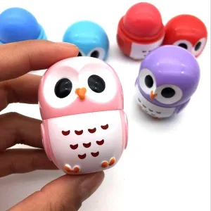 Candy Color Owl Shape Moisturizing Lip Balm