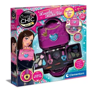 Clementoni - Crazy Chic Pretend Make Up Bag