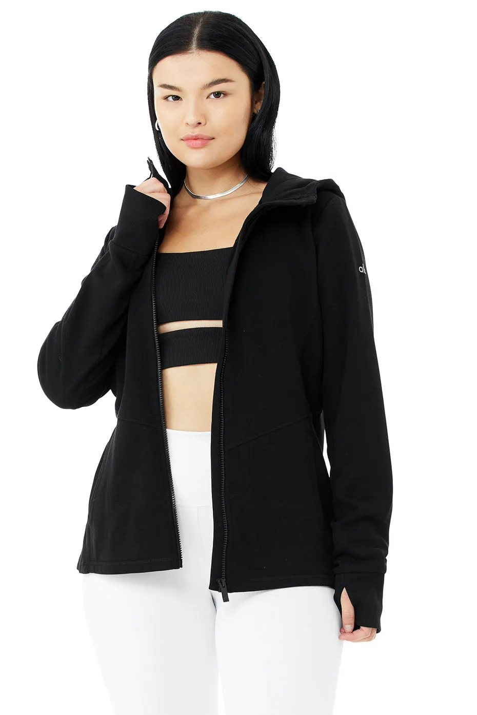 Foundation Zip Hoodie - Black