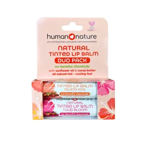 Human Nature Lip Balm Duo Pack 4g - Flame Tree and Rosewood