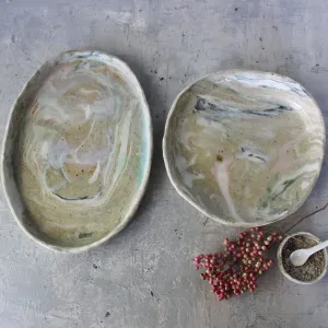 Large Marbled Trays