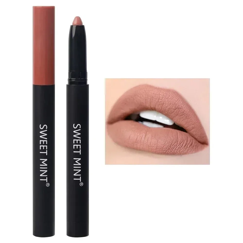 Long-Lasting Nude Brown Waterproof Lipliner Pen – Perfect Lip Contou