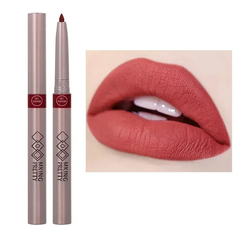 Long-Lasting Nude Brown Waterproof Lipliner Pen – Perfect Lip Contou