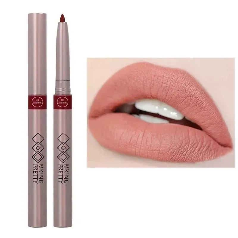 Long-Lasting Nude Brown Waterproof Lipliner Pen – Perfect Lip Contou