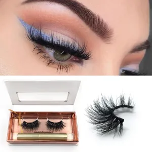 Magnetic Eyeliner magnet false eyelash three magnetization glue free glue false eyelash