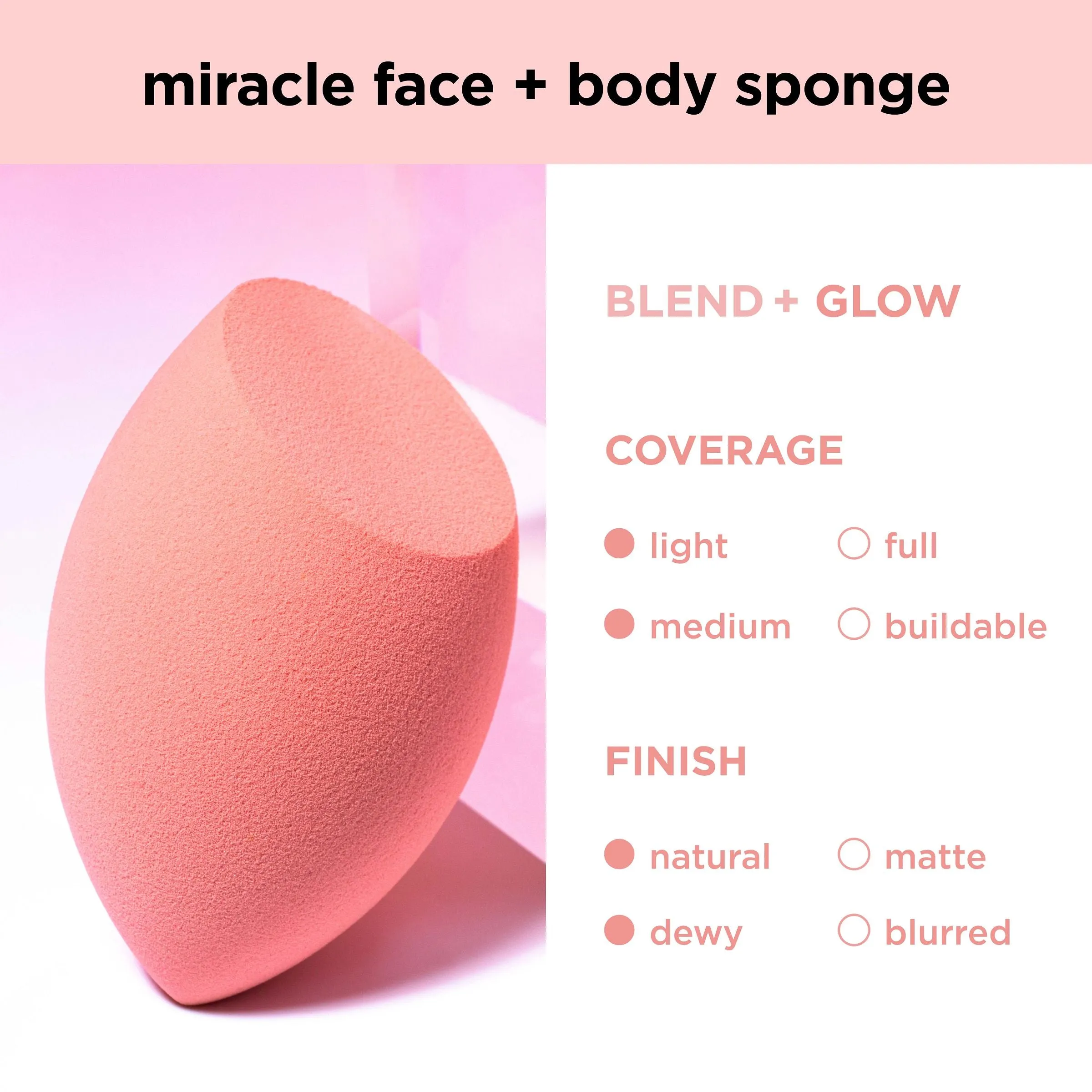 Miracle Face   Body Sponge