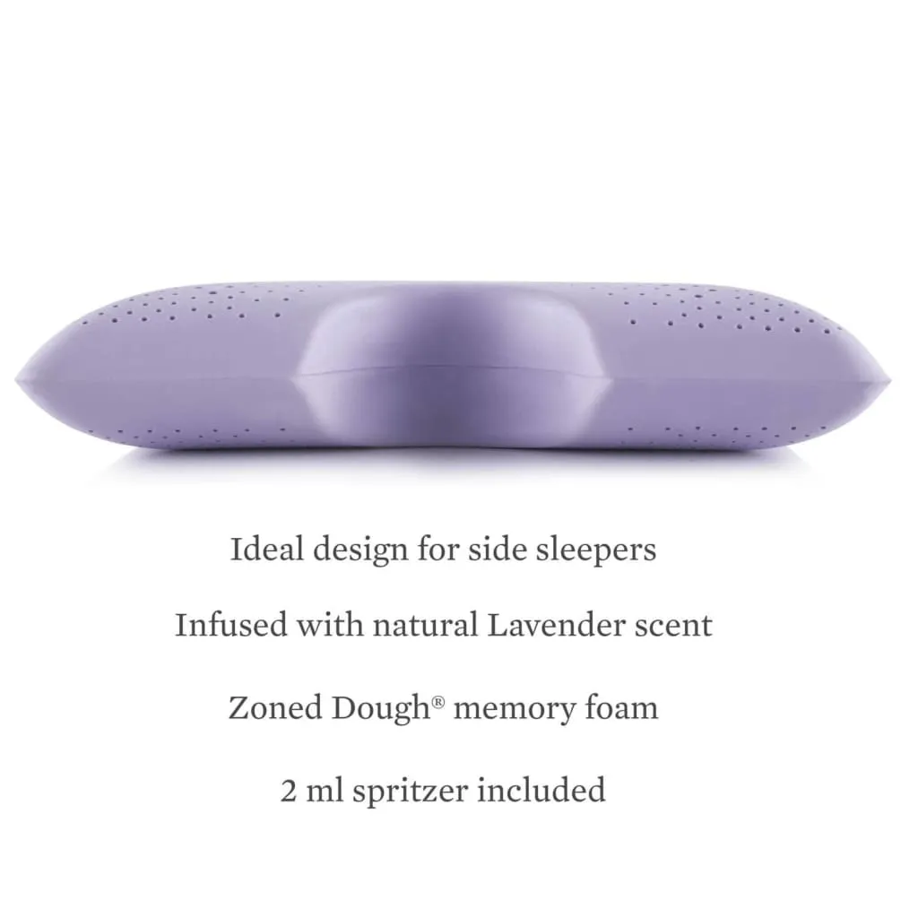 Shoulder Cutout Zoned Dough Lavender Scented Pillow