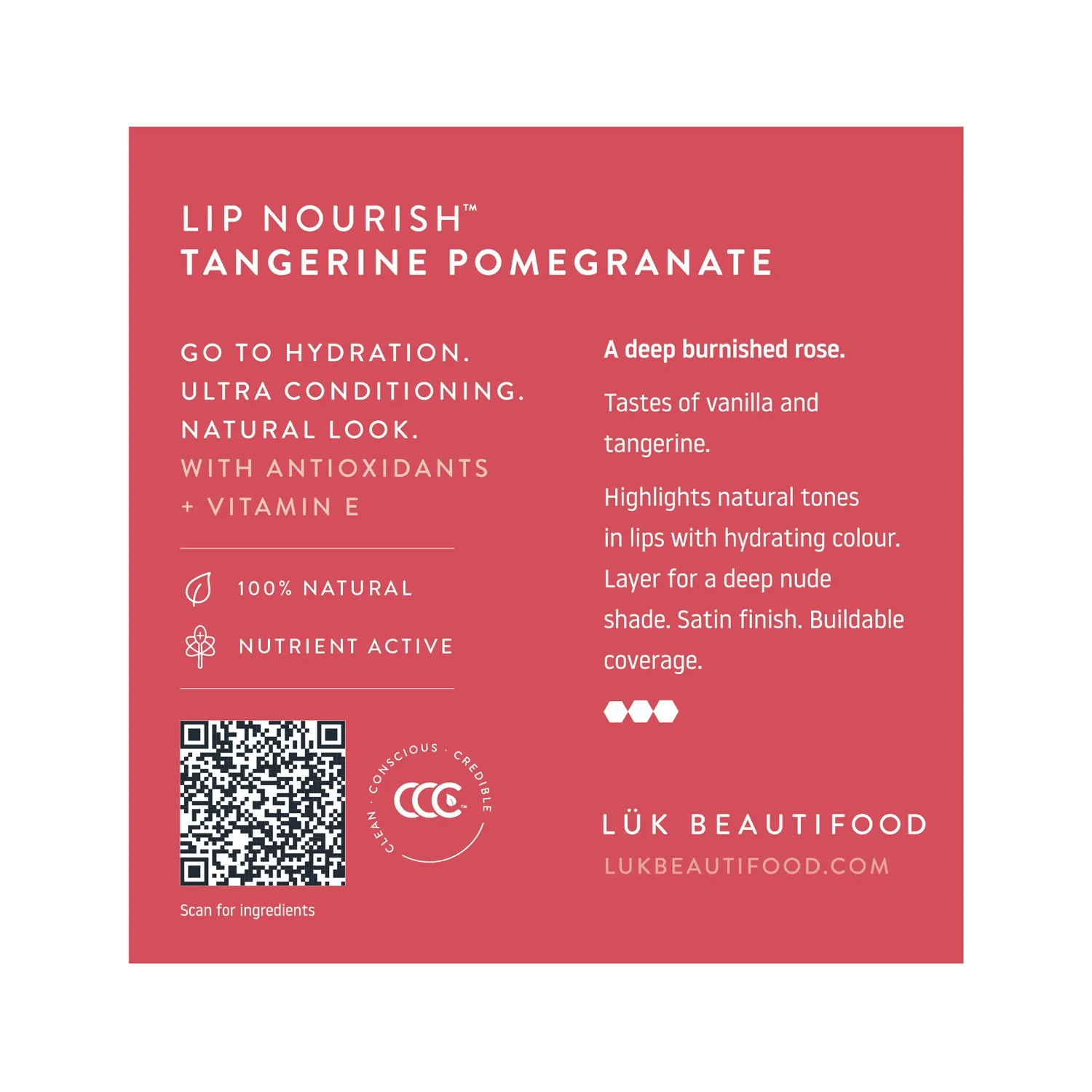 Tasting Pots: Sample Individual Lip Nourish™ Natural Lipstick Shades