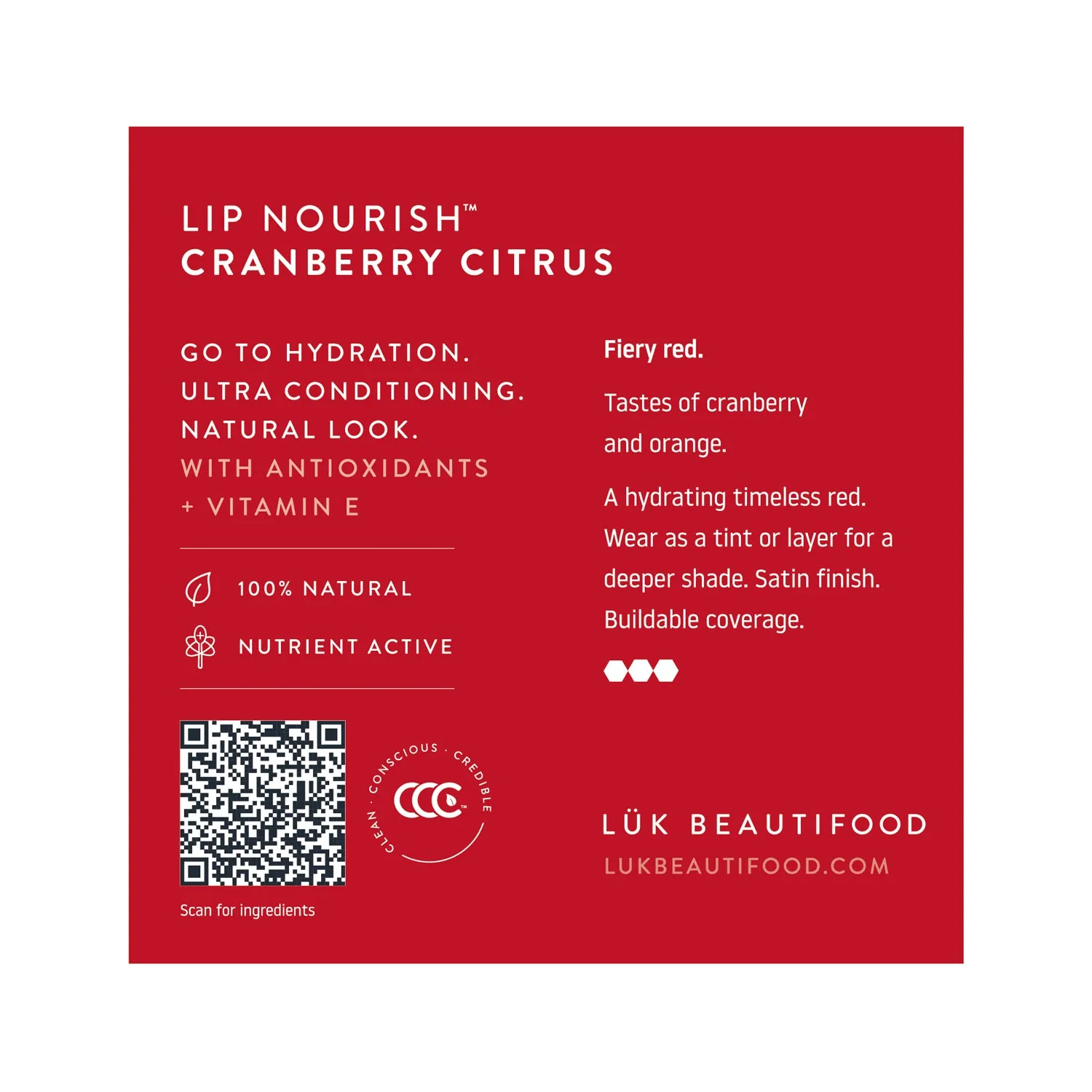 Tasting Pots: Sample Individual Lip Nourish™ Natural Lipstick Shades