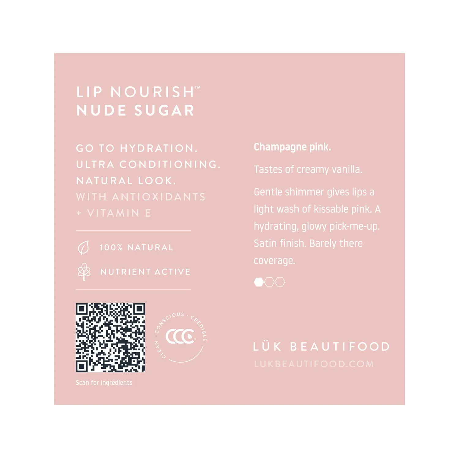 Tasting Pots: Sample Individual Lip Nourish™ Natural Lipstick Shades