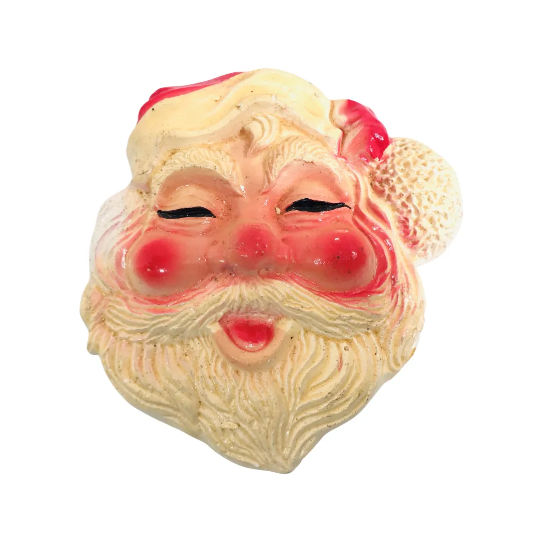 Vintage Santa Face Wall Hanging