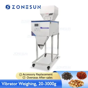 ZS-3000C Granule Powder Weighing Filling Machine For Rice Coffee Bean