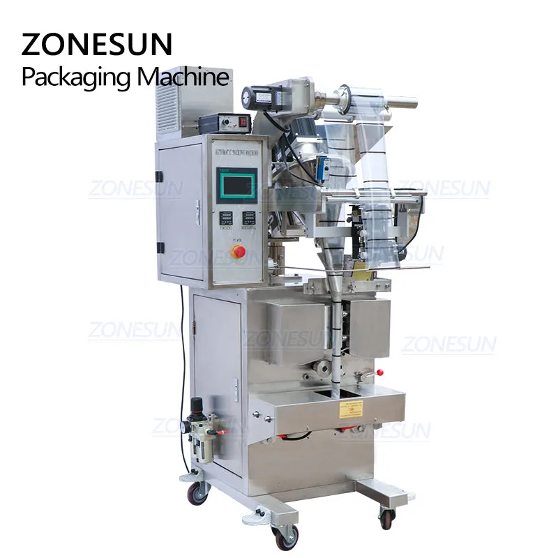 ZS-F100 Automatic Powder Filling Sealing Machine For Curry Matcha Powder Packaging Machine